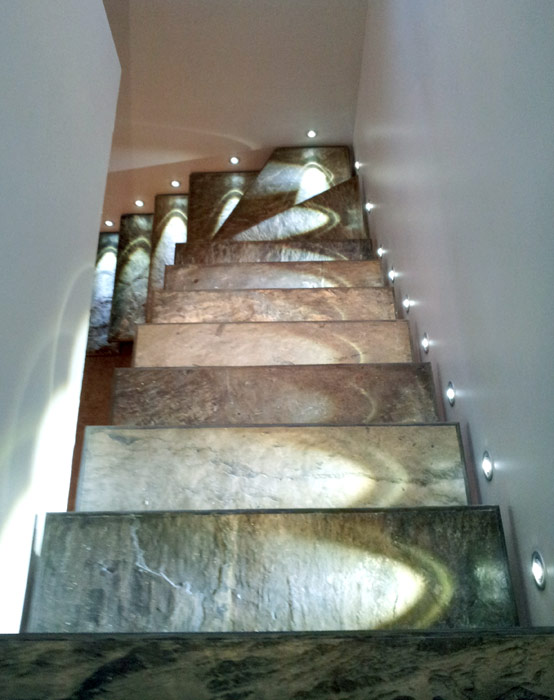 Staircase - One slab per step