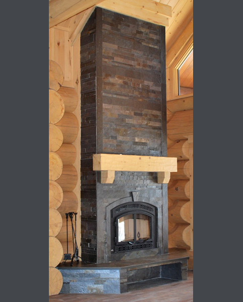 Concerto fireplace paneling