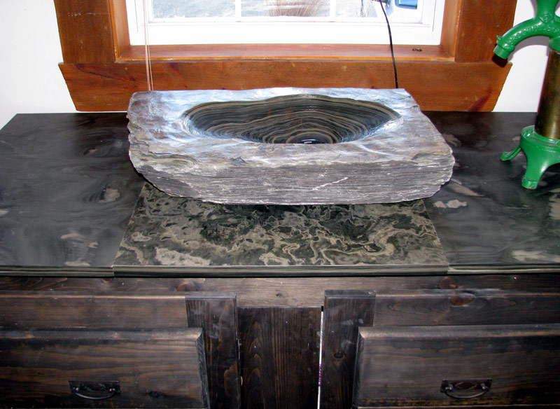 Evier sculpté 1