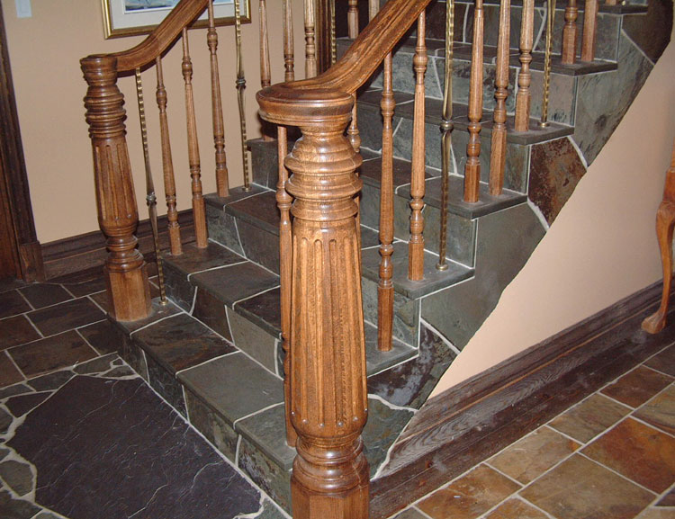Escalier et plancher