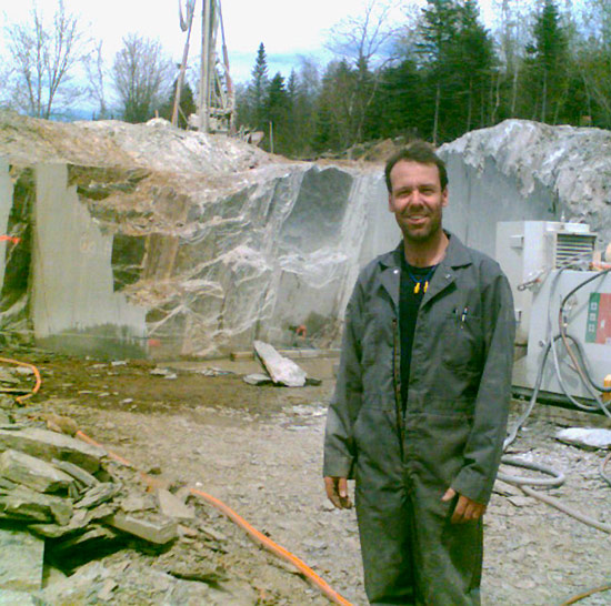A la mine / At the quarry